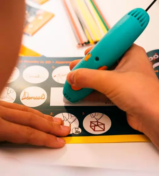 Набор стержней для 3D-ручки 3Doodler Start  - Микс (75 шт: оранжевый, желтый, зеленый) - 3DS-ECO-MIX2-75_5.jpg - № 5