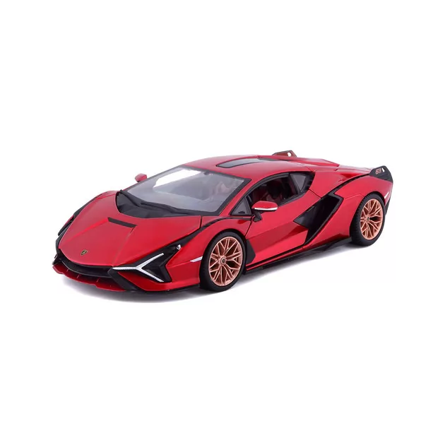 Автомодель - LAMBORGHINI SIÁN FKP 37 (ассорти зеленый металлик, красный металлик, 1:24)
