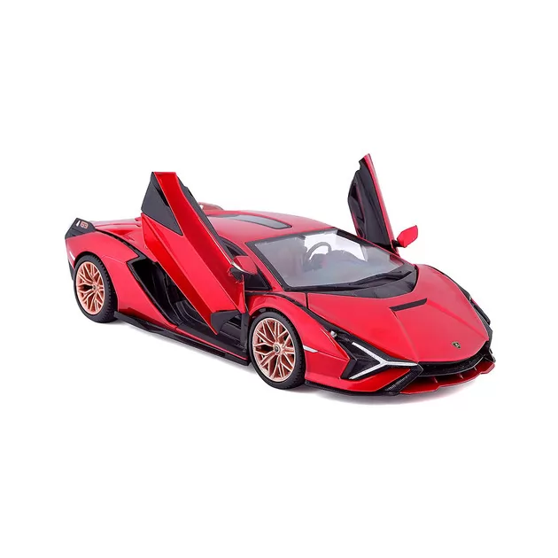Автомодель - LAMBORGHINI SIÁN FKP 37 (ассорти зеленый металлик, красный металлик, 1:24)