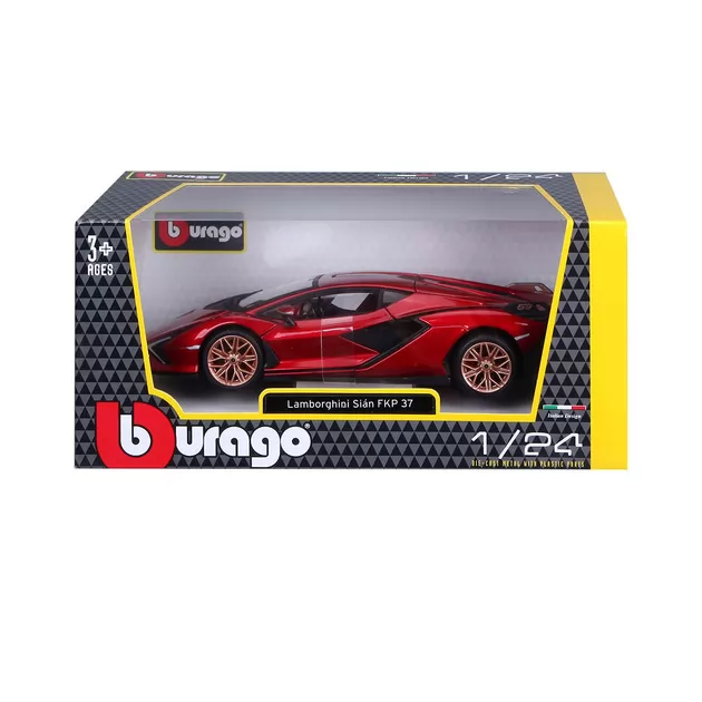 Автомодель - LAMBORGHINI SIÁN FKP 37 (ассорти зеленый металлик, красный металлик, 1:24)