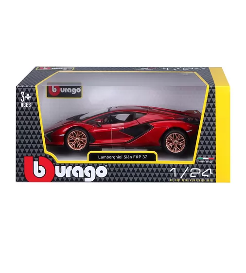 Автомодель - LAMBORGHINI SIÁN FKP 37 (ассорти зеленый металлик, красный металлик, 1:24) - 18-21099_9.jpg - № 9