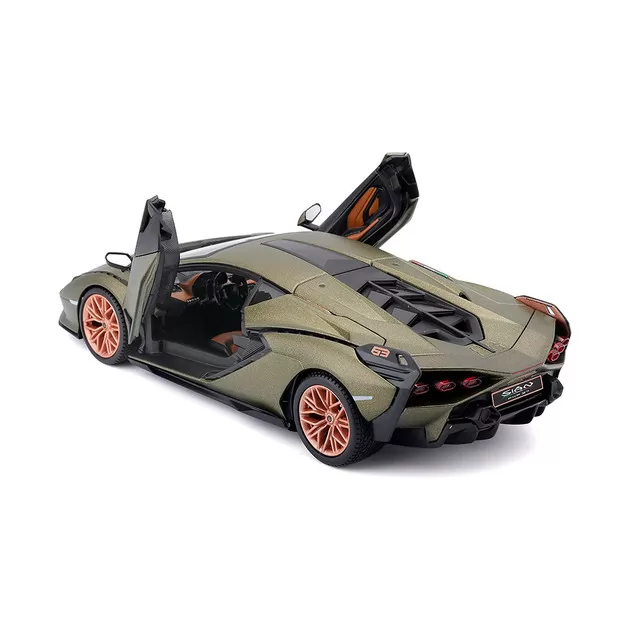 Автомодель - LAMBORGHINI SIÁN FKP 37 (ассорти зеленый металлик, красный металлик, 1:24)