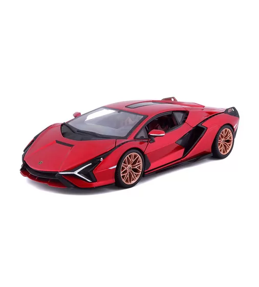 Автомодель - LAMBORGHINI SIÁN FKP 37 (ассорти зеленый металлик, красный металлик, 1:24) - 18-21099_6.jpg - № 6