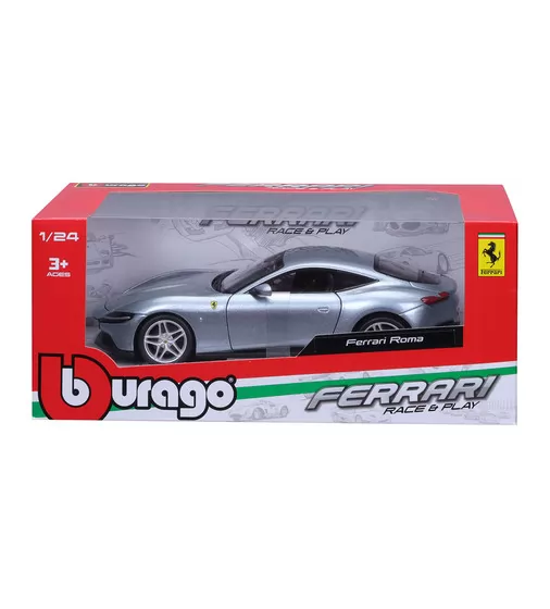 Автомодель - Ferrari Roma  (ассорти серый металлик, красный металлик, 1:24) - 18-26029_6.jpg - № 6