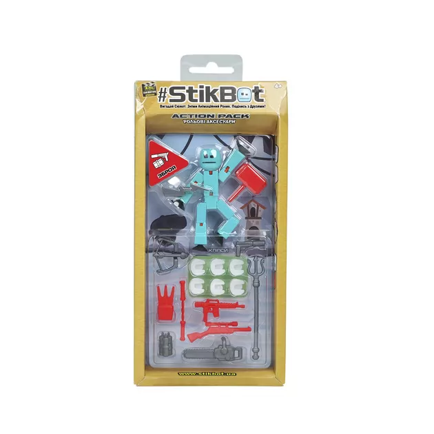 Фигурка Для Анимационного Творчества Stikbot S2 - Weapon