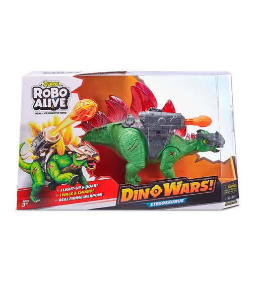 Интерактивная игрушка Robo Alive - Боевой Стегозавр - 7131_9.jpg - № 9