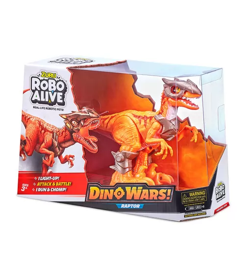 Интерактивная игрушка Robo Alive - Боевой Велоцираптор - 7133_5.jpg - № 5