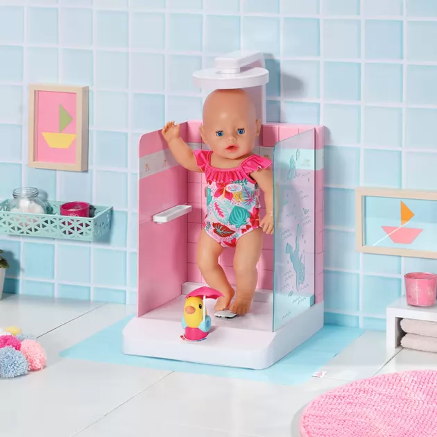 Автоматическая душевая кабинка для куклы Baby Born - Купаемся с уточкой