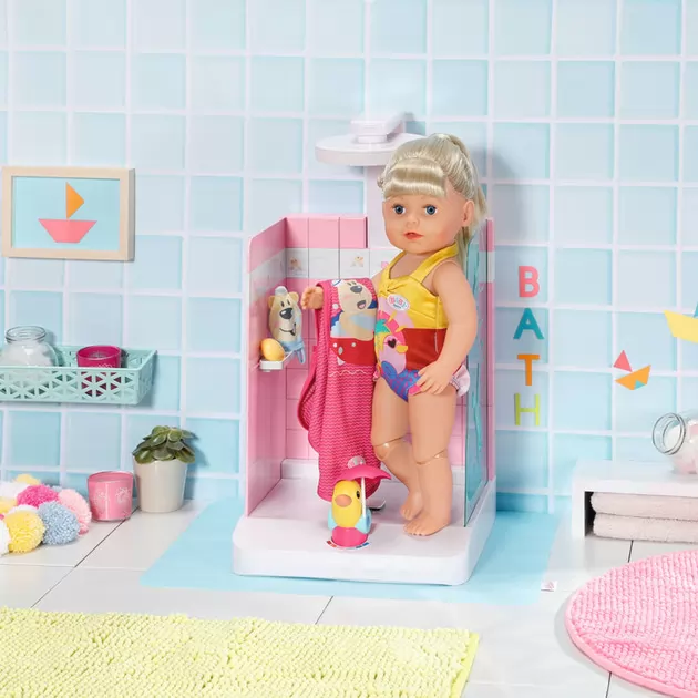 Автоматическая душевая кабинка для куклы Baby Born - Купаемся с уточкой
