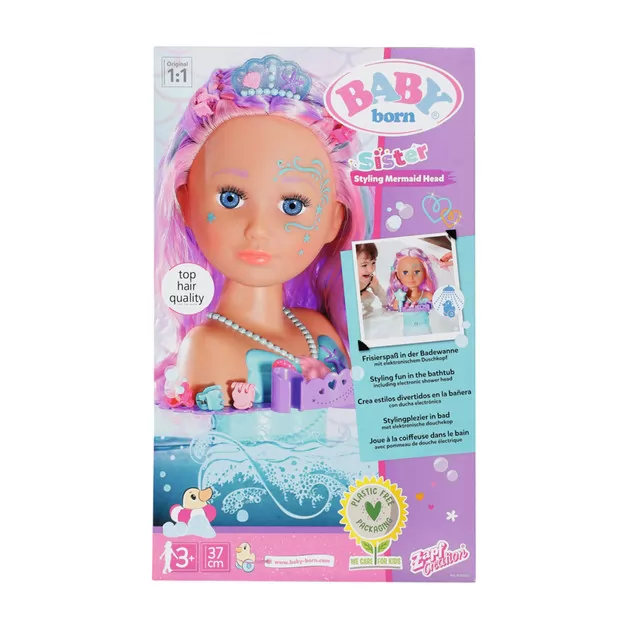 Кукла-манекен Baby Born с автоматическим душем - Сестричка-Русалочка