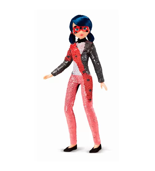 Кукла MIRACULOUS Леди Баг и Супер-Кот" в костюме с пайетками - Модное превращение Маринетт в Леди Баг" - 50375_3.jpg - № 3