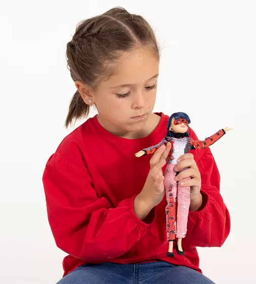 Кукла MIRACULOUS Леди Баг и Супер-Кот" в костюме с пайетками - Модное превращение Маринетт в Леди Баг" - 50375_5.jpg - № 5