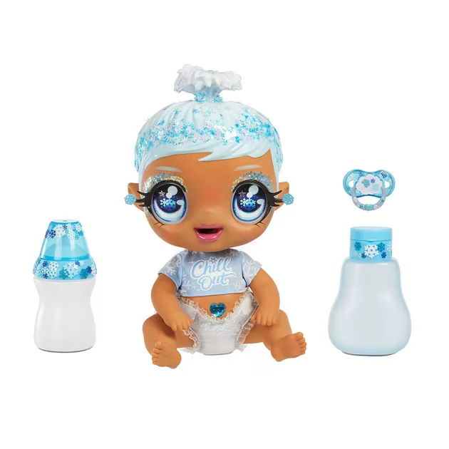 Игровой набор с куклой Glitter Babyz - Снежинка