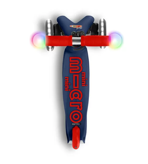 Самокат MICRO серии Mini Deluxe Magic" – Темно-синий (до 50 kg, 3-х колесный, свет)" - MMD149_5.jpg - № 5