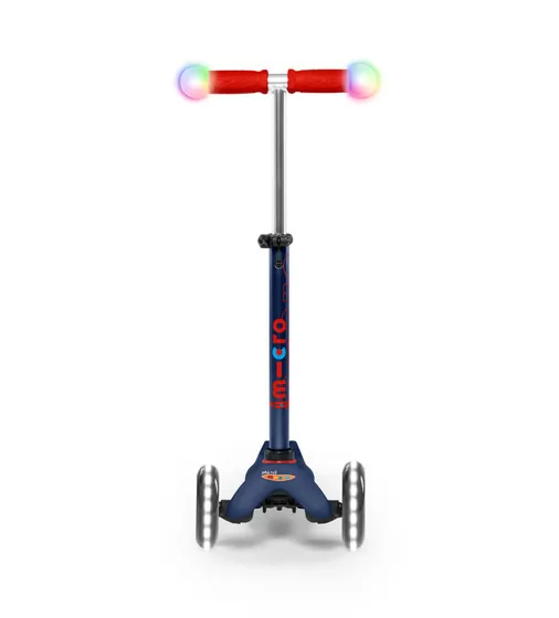 Самокат MICRO серии Mini Deluxe Magic" – Темно-синий (до 50 kg, 3-х колесный, свет)" - MMD149_4.jpg - № 4