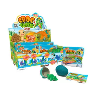 Растущая игрушка в яйце - Крокодилы и черепахи (12шт.,в дисп.)