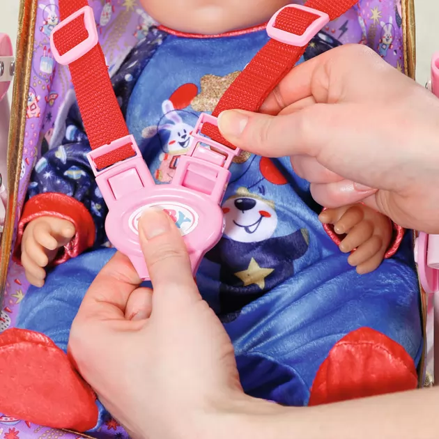 Коляска для куклы Baby Born серии День Рождения" - Яркие огоньки"