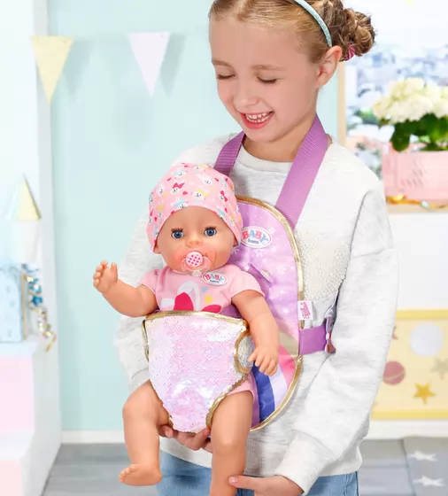 Рюкзак-кенгуру для куклы Baby Born серии День Рождения" - Прогулка" - 831113_9.jpg - № 9