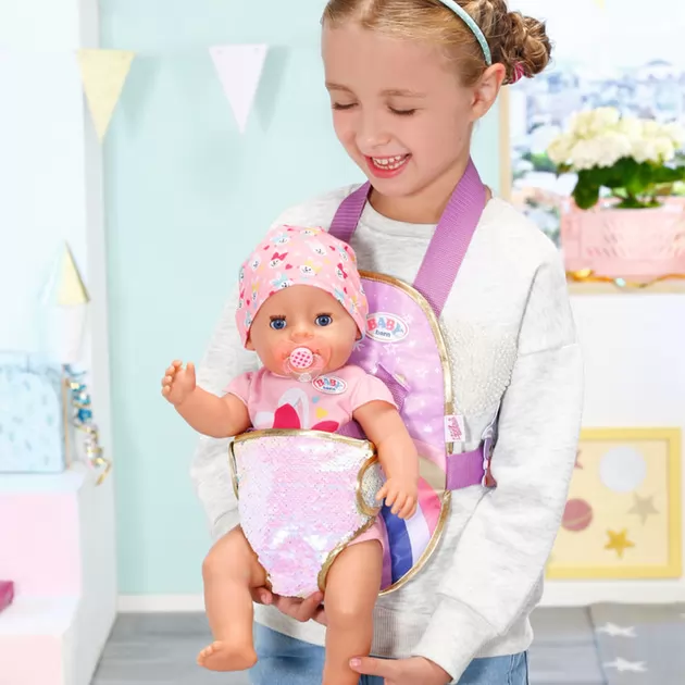 Рюкзак-кенгуру для куклы Baby Born серии День Рождения" - Прогулка"