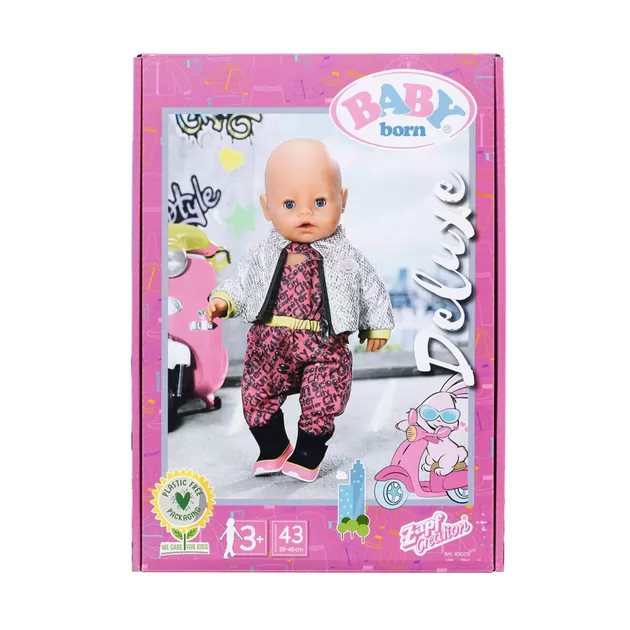 Набор одежды для куклы BABY Born серии City Deluxe - Прогулка на скутере