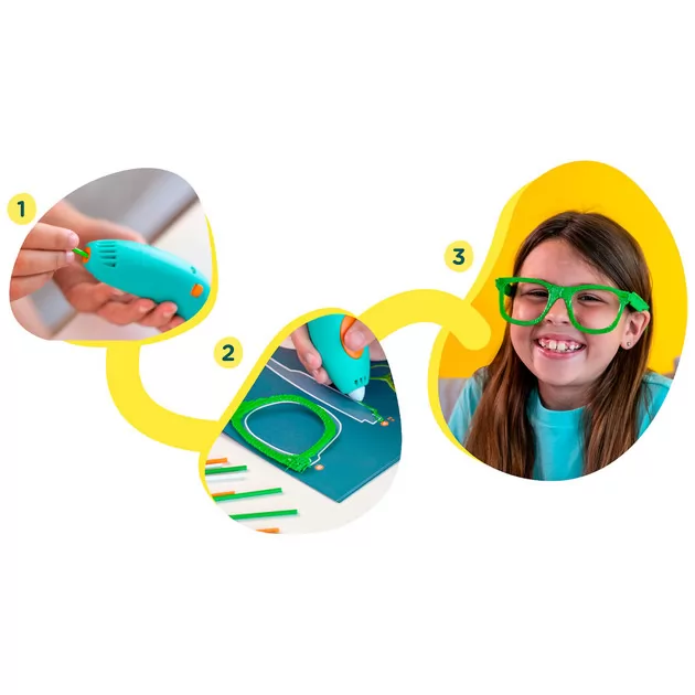 3D-ручка 3Doodler Start Plus для детского творчества базовый набор - КРЕАТИВ (72 стержня)