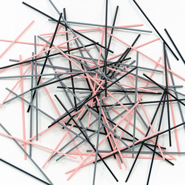 Набор стержней для 3D-ручки 3Doodler Start - Микс (75 шт: черный, розовый, серый)