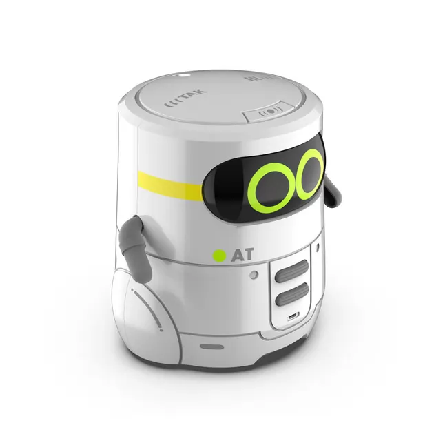 Умный робот с сенсорным управлением и обучающими карточками - AT-ROBOT 2 (белый)