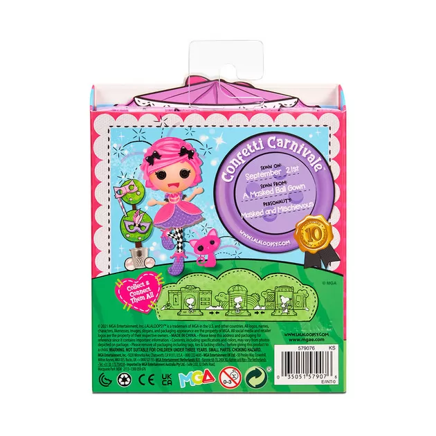 Кукла MINI LALALOOPSY – Конфетти Карнавал (с аксессуарами)
