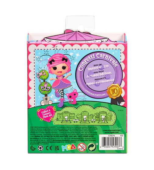Кукла MINI LALALOOPSY – Конфетти Карнавал (с аксессуарами) - 579076_7.jpg - № 7