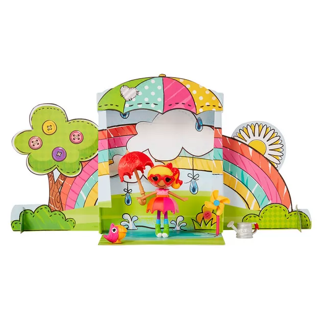 Кукла MINI LALALOOPSY – Радужная Эйприл (с аксессуарами)
