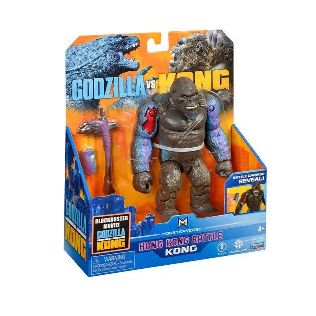 Фигурка Godzilla vs. Kong - Конг с боевыми ранами и топором