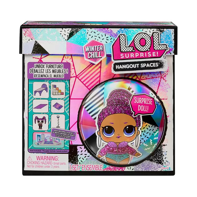 Игровой набор с куклой L.O.L. SURPRISE! Маленькие комнатки - Зимний сьют Королевы Шик
