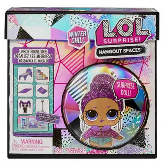 Игровой набор с куклой L.O.L. SURPRISE! Маленькие комнатки - Зимний сьют Королевы Шик
