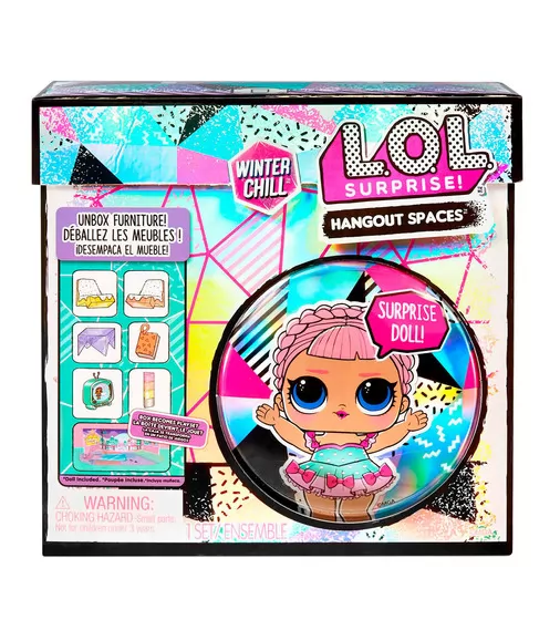 Игровой набор с куклой L.O.L. SURPRISE! Маленькие комнатки - Ледяной уголочек Фигуристки - 576648_1.jpg - № 1