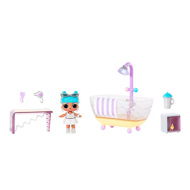 Игровой набор с куклой L.O.L. SURPRISE! Маленькие комнатки - Спа для релакса Льдинки