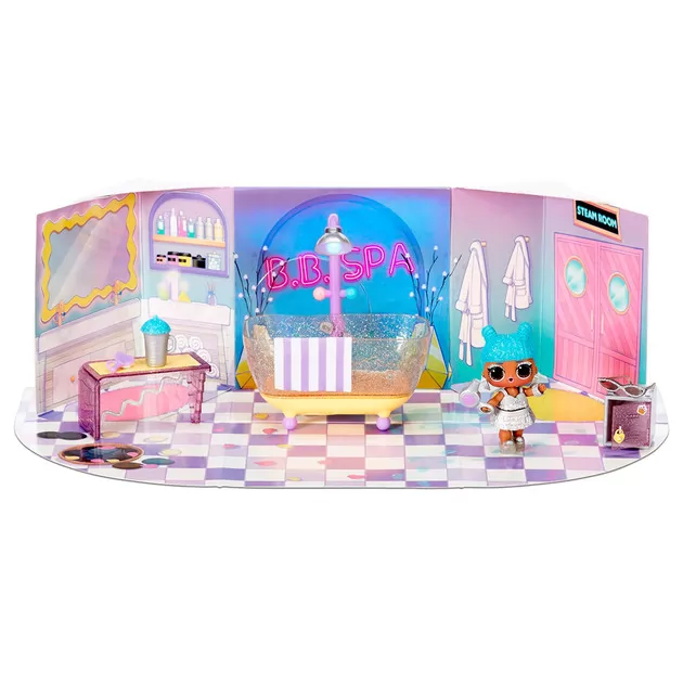 Игровой набор с куклой L.O.L. SURPRISE! Маленькие комнатки - Спа для релакса Льдинки