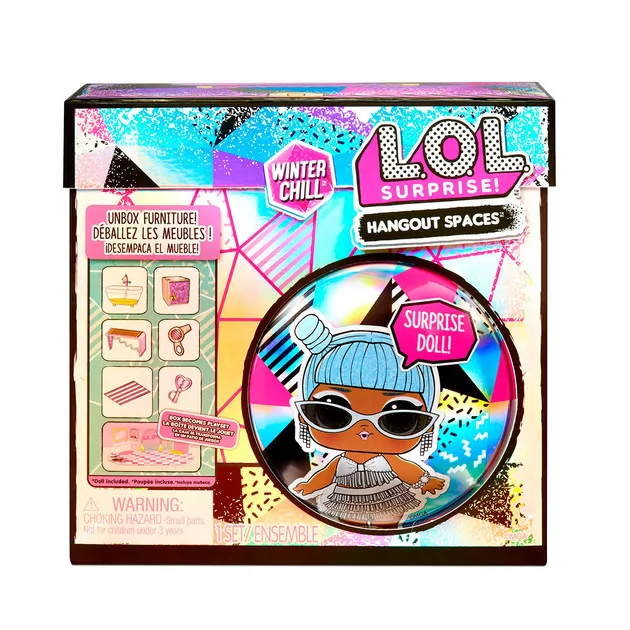 Игровой набор с куклой L.O.L. SURPRISE! Маленькие комнатки - Спа для релакса Льдинки