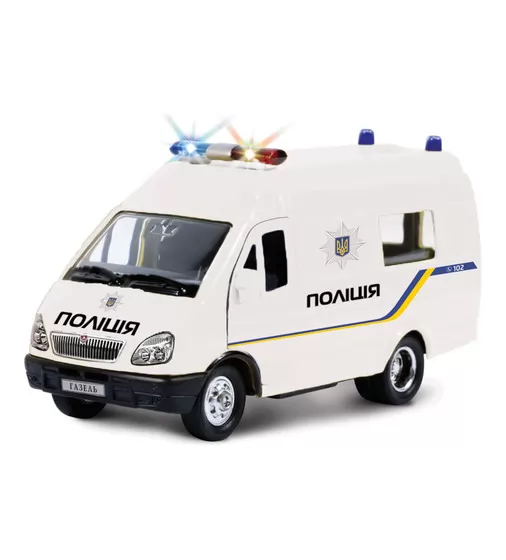 Автомодель - ГАЗЕЛЬ ПОЛИЦИЯ (свет, озвуч. укр.яз.) - CT-1276-17-PUN_1.jpg - № 1