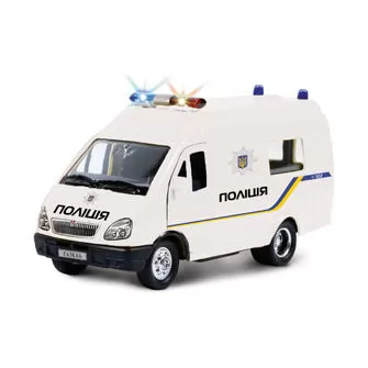 Автомодель - ГАЗЕЛЬ ПОЛИЦИЯ (свет, озвуч. укр.яз.)