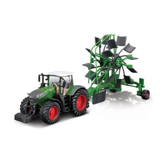 Модель - Трактор Fendt 1050 Vario c роторными валковыми граблями