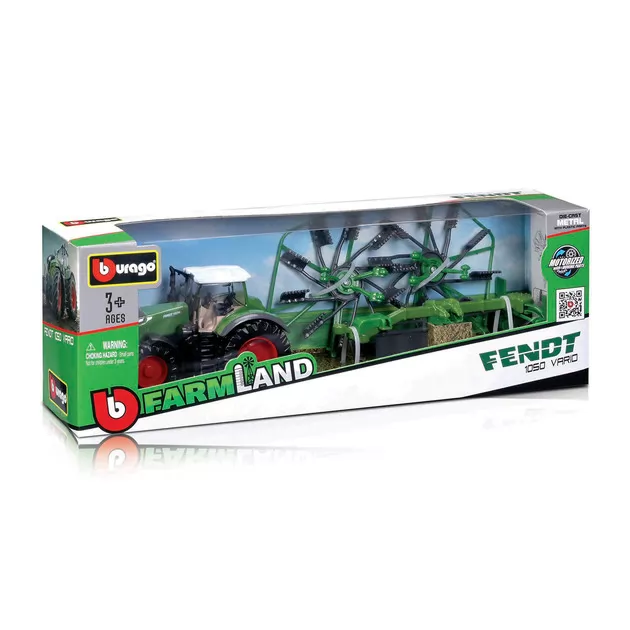Модель - Трактор Fendt 1050 Vario c роторными валковыми граблями
