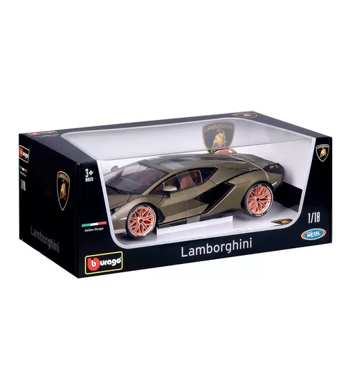 Автомодель - Lamborghini Sián FKP 37 (матовый зелёный металлик, 1:18) - 18-11046G_13.jpg - № 13