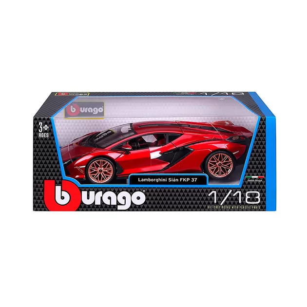 Автомодель - Lamborghini Sián FKP 37 (красный металлик, 1:18)