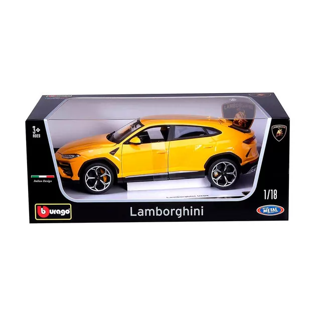 Автомодель - Lamborghini Urus (желтый, 1:18)