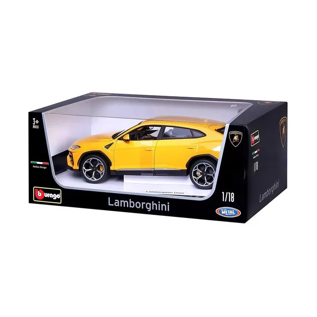 Автомодель - Lamborghini Urus (желтый, 1:18)