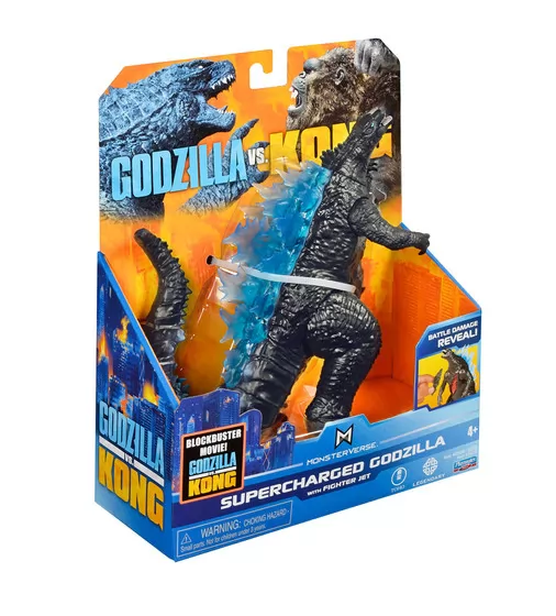 Фигурка GODZILLA VS. KONG - Годзилла с суперэнергией и с истребителем - 35310_6.jpg - № 6