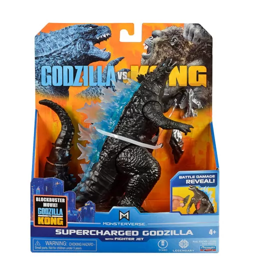 Фигурка GODZILLA VS. KONG - Годзилла с суперэнергией и с истребителем - 35310_5.jpg - № 5