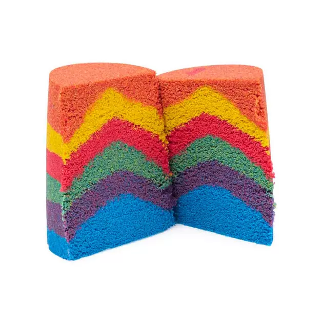 Набор песка для детского творчества - Kinetic Sand Радужный микс