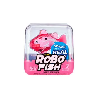 Интерактивная игрушка Robo Alive - Роборыбка (розовая)