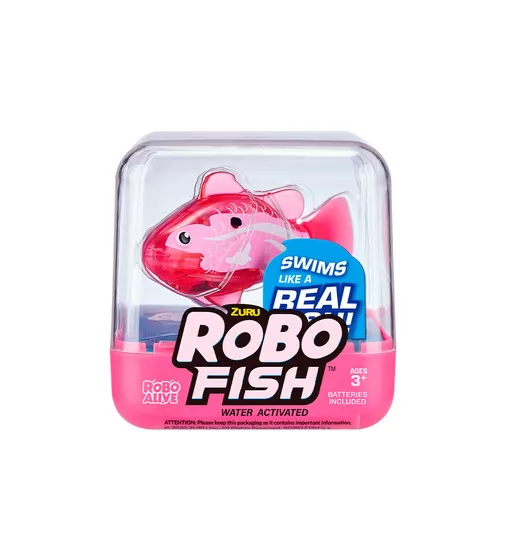 Интерактивная игрушка Robo Alive - Роборыбка (розовая) - 7125SQ1-3_1.jpg - № 1